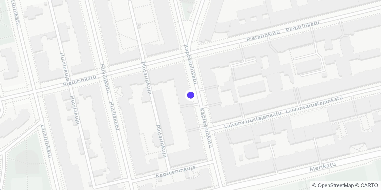 Kartta: Kapteeninkatu 8, 00140 Helsinki